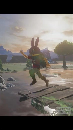 The Rabbit Man Basic the Shield Surf Jump. #zelda #botw #shield #surf #tips #gameplay #videogame