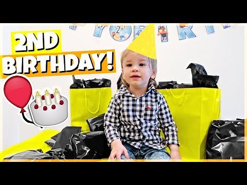 LIAM'S 2nd BIRTHDAY SPECIAL | Opening Presents! | JKrew