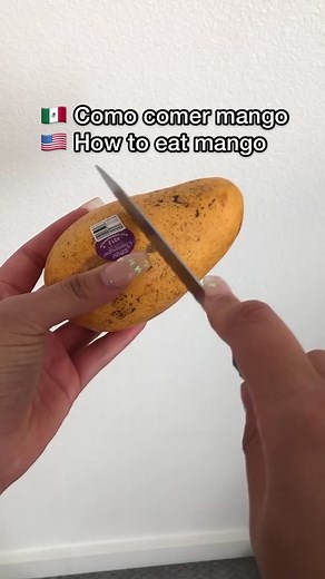Cómo comer un mango correctamente