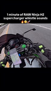 Listen to the Ninja H2 flutter on salty roads🐣💚 #kawasaki #ninjah2 #zx4rr #sportbike #motorcycle | Tareq Sharabi
