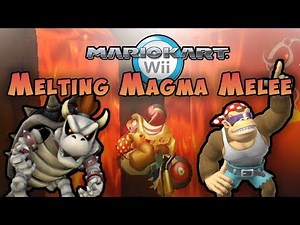 Mario Kart Wii Custom Track: Troy vs Melting Magma Melee 😡