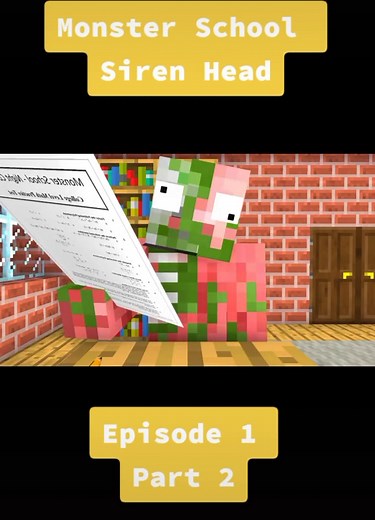Monster School Siren Head RIP Wither Giant Apocalypse Escape Episode 1 (Part 2)