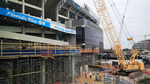 Jaguars Announce Significant EverBank Stadium Renovations Progress Report