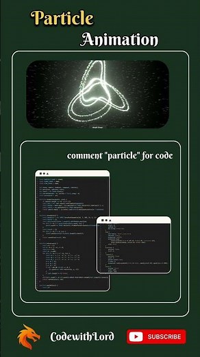 🔥 Crazy Particle Animation Tutorial in 15 Seconds | WebGL / Three.js Effect