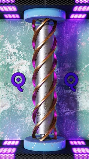 Satisfying metal bending animation.