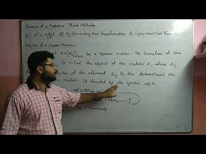 inverse of a matrix and adjoint of a matrix [matrix L-3]