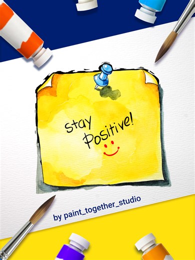 Bringing some organized energy to the studio! 📝🎨 Today’s sticky note is all about those vibrant yellow layers and cool shadows. I added an optional black outline for that bold, graphic look. ✨🖌️ Don't forget to screenshot the color palette at the start! 📸👇 In this video, I used: -Watercolor Paints (Cerulean Blue, Ultramarine Blue, Prussian Blue, Lemon Yellow, Indian Yellow, Payne’s Green, Ivory Black - pen) -Cold Press Watercolor Paper -Round Brushes (Sizes 1 & 10) . . . #painttogetherstudi