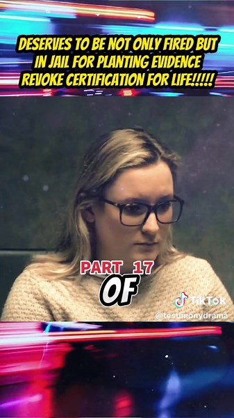 She deserves to be not only fired, revoke certification for life, but also in jail for planting evidence #hot #viral #copsoftiktok #copsontiktok #deputy #sheriff #sergeant #deposition #testimony