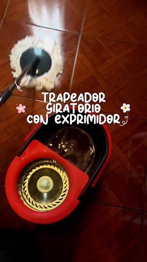 Trapeador con Exprimidor: Limpieza Fácil y Práctica