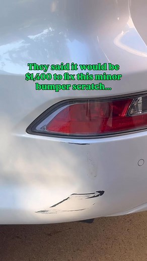 💬Comment LEARN They said it would be $1,400 to fix this minor bumper scratch… The customer reached out to me for a second opinion I told them I could repair it instead of replacing it — right in their driveway Took me 2 hours. Perfect match. No rental car And they were happy to pay $700 a tip, because it saved them time, money, and a week without their vehicle This is why mobile paint repair is such a powerful high-income skill Fast jobs. High margins. Real demand If you want to learn how to do