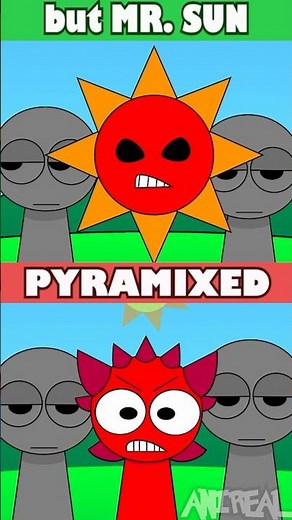 Incredibox Sprunki Pyramixed but All MR.SUN ☀️ VS Sprunki Pyramixed OG *HAPPY VERSION*