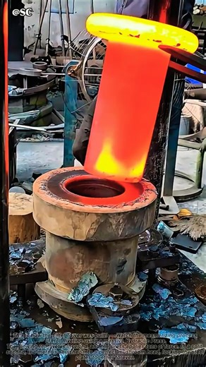 SQUISHING Red Hot Rivets! 🍄🔥 Hydraulic Press vs. Glowing Metal 🔨 Satisfying