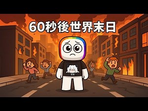 倒 數 ６０ 秒 後 世 界 末 日 😳🌏💥 ！？ 【Roblox 機器磚塊】