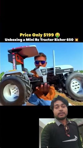 Unboxing a Mini Eicher 650 Tractor 🚜 #tractor #eicher #unboxing #shorts