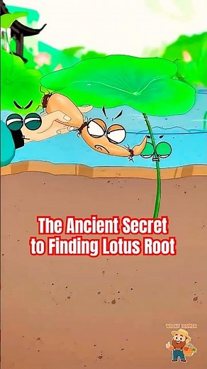 The Ancient Secret to Finding Lotus Root #lotusroot #animation