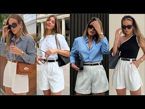 OUTFITS CON SHORTS ELEGANTES ⚡COMO LLEVAR PANTALONES CORTOS CON CLASE Y ESTILO
