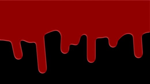 Download Blood dripping or splash on full screen graphic animation on transparent background, alpha channel 4k footage for free