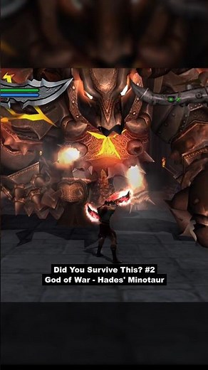 ⚔️ Did You Survive This? #2 🔥 God of War – Minotaur Fight #worthplaying #pcsx2 #rpcs3 #rogally