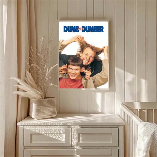 Dumb and Dumber 1994 Movie Poster Vintage Comedy Film Art Print Room Home Wall Decor Gift for Movie Lovers - Etsy