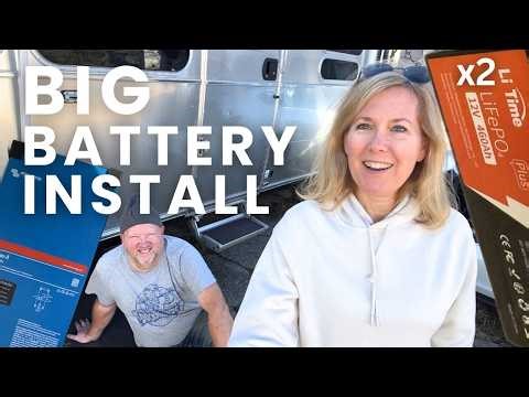 DUAL LiTime LITHIUM battery and VICTRON system install for our new Airstream.