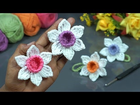 Crochet Daffodil Flower Design | Easy & Beautiful Handmade Floral Decoration