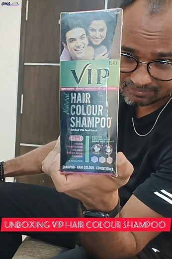 Unboxing VIP HAIR COLOUR SHAMPOO For complete video visit 👉 pinned comments