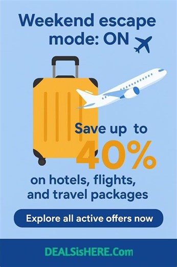 🌍 Weekend escape mode: ON ✈️