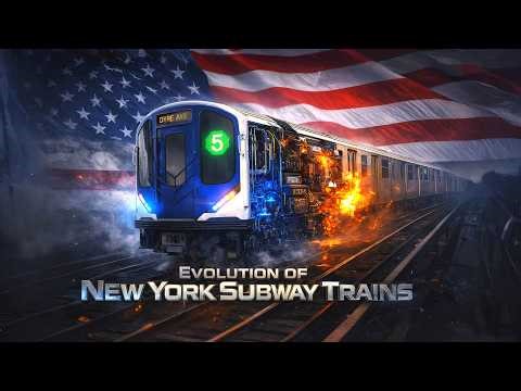 🗽🇺🇸 Evolution of New York Subway Trains (1931–2030) | AI Transformation from Classic to Future