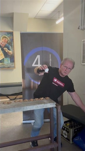 Man Smashes Walnut Shells without Breaking the Egg in His Hand