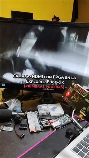 Cámara+HDMI+PSRAM en FPGA usando la Explorer Edge-9k #FPGA #IngenieriaElectronica vs #arduino #esp32