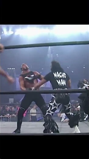 Macho Man vs Sting with N.W.O. Interference