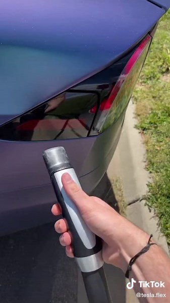 Bruh I plugged it in last night and the charger never started 😭😭😭 #tesla #modelx #teslatok #supercharging #fyp #teslanightmare