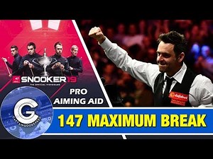 Snooker 19 147 Maximum Break | Pro Aiming Aid