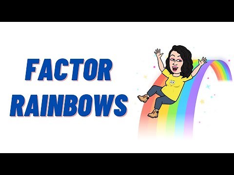 Factor Rainbows 🌈 | How to find factors of any number easily? | Factors and Multiples