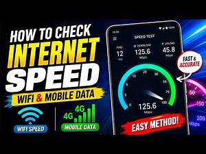 How To Check Internet Speed on Any Device (WiFi & Mobile Data)