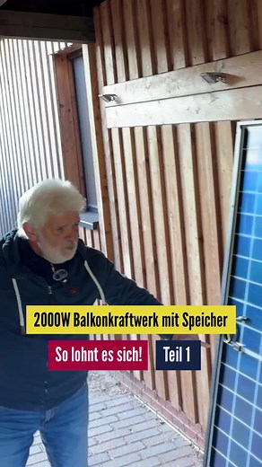 2000W Balkonkraftwerk mit Speicher - So lohnt es sich!