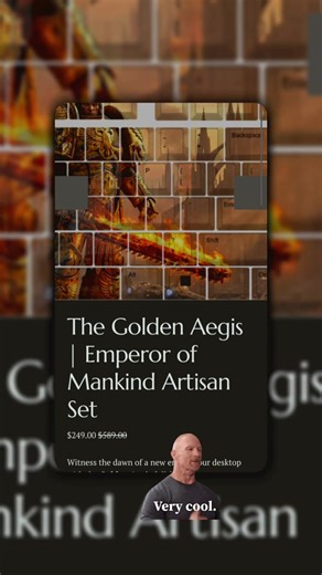 check out these AWESOME and VERY COOL new fully customisable keyboards!!! https://www.themauveagency.com.au/keycaps #art #warhammer #warhammer40k #viral #explorepage