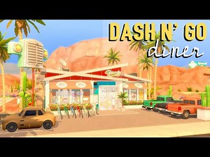 Dash N' Go Diner 🍔 // Sims 4 Speed Build