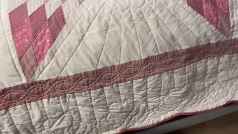 Vintage Patchwork Lone Star Quilt, Handmade Diamond Star Design, 104 X 90 - Etsy