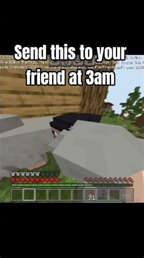 "Send This to Your Friend at 3 AM 😂 | Minecraft Scary/Funny Short"