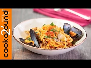 Scialatielli with mussels and clams/ Fish first course recipes