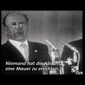 Historische Fakes: "Niemand hat die Absicht, eine Mauer zu errichten"