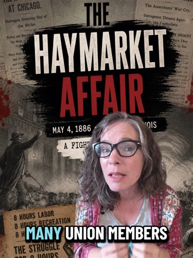 A short history lesson on the Haymarket Affair, May 4th, 1886 in Chicago. #anarchist #labor #class #history #greenscreen
