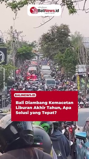 Liburan akhir tahun 2023 di Bali menjadi gambaran nyata betapa parahnya kondisi kemacetan ditambah jalan tol yang tersendat hingga wisatawan terpaksa berjalan kaki menuju Bandara Ngurah Rai. Menjelang liburan tahun 2024, sudah saatnya Bali mencari solusi konkret dan jangka panjang agar kemacetan ini tidak merusak pesona pulau dewata. Dibutuhkan perencanaan lalu lintas yang matang demi kenyamanan wisatawan dan kelancaran mobilitas di Bali. Editor : Wahyu Permana Selengkapnya di www.balinews.id