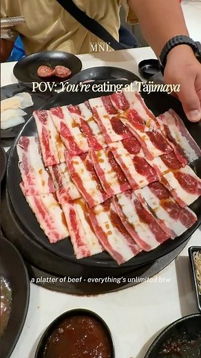 Unlimited Yakiniku at MOA: Tajimaya