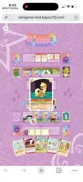 MLP TCG Practice Game #kayou #mylittlepony #mlp ‪@kayou_us‬