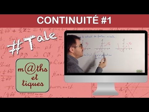 Etudier graphiquement la continuité d'une fonction - Terminale