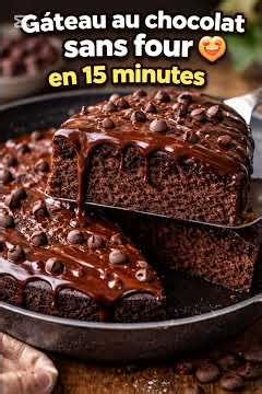 Gâteau au chocolat facile à la poêle 🍫 ultra moelleux