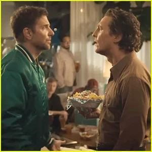 Uber Eats Super Bowl Commercial 2026: Matthew McConaughey & Bradley Cooper Get Into a Feud Over Football & Food - NewsBreak