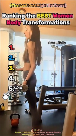 Ranking the BEST Women Body Transformations